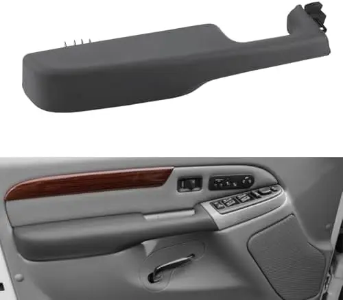 

JDMON Front Left Door Armrest Handle for Chevy/GMC/Cadillac 1999-2006 - Dark Gray
