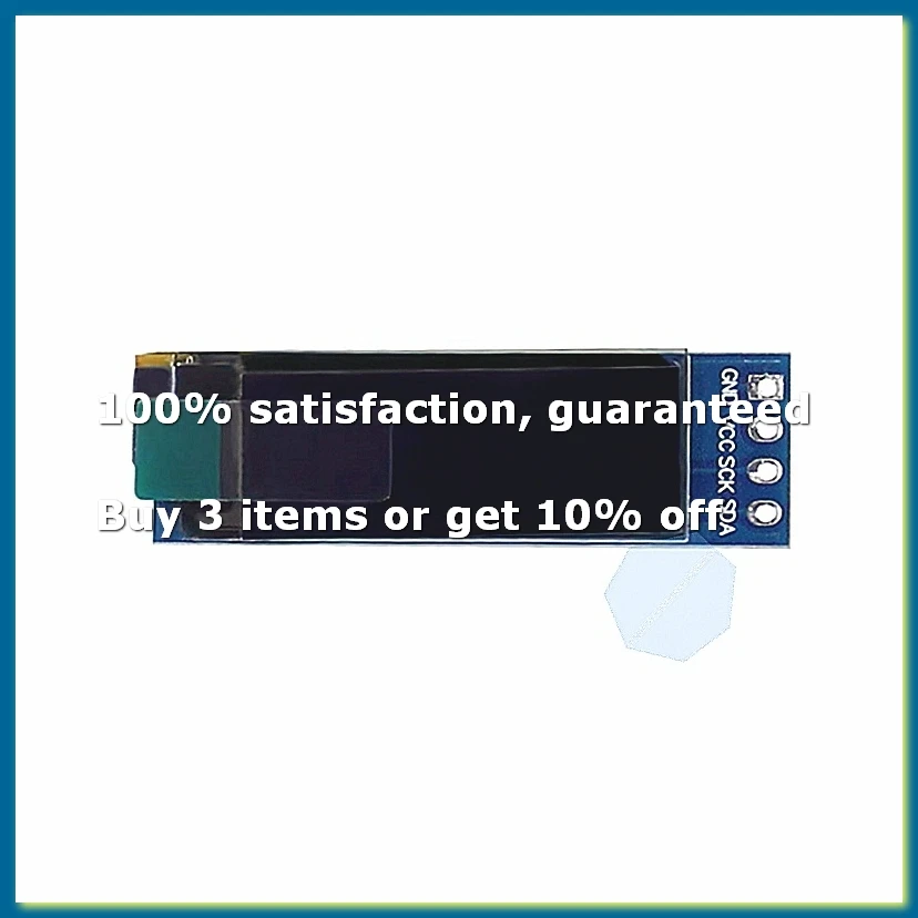 0.91 Inch 128x32 IIC White OLED LCD Display for Gamma 601 401 Ultra Bitcoin Miners DIY LCD Module-A32R