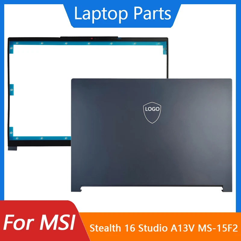 95% New For MSI Stealth 16 Studio A13V MS-15F2 LCD Back Cover/Front Bezel Laptop Shell