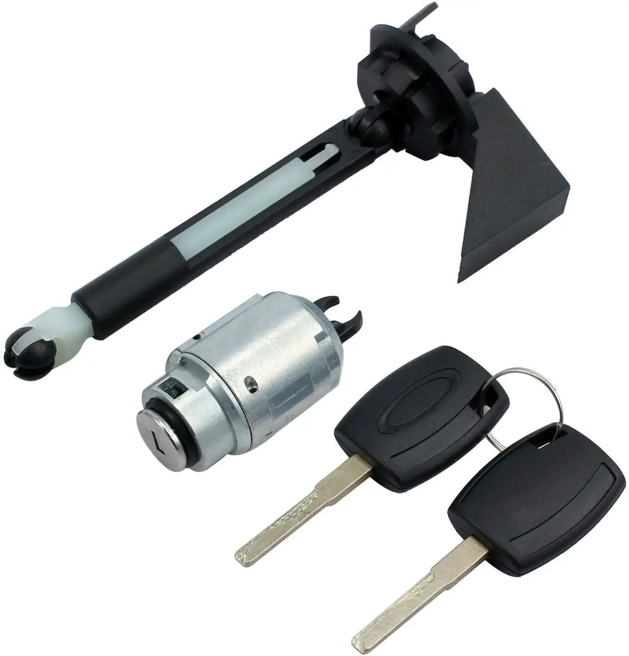 

1kit Car Front Bonnet Release Lock Latch Catch Repair Set With 2 Keys FOR Ford Focus MK2 2004-2012 1355231 Car Accessories