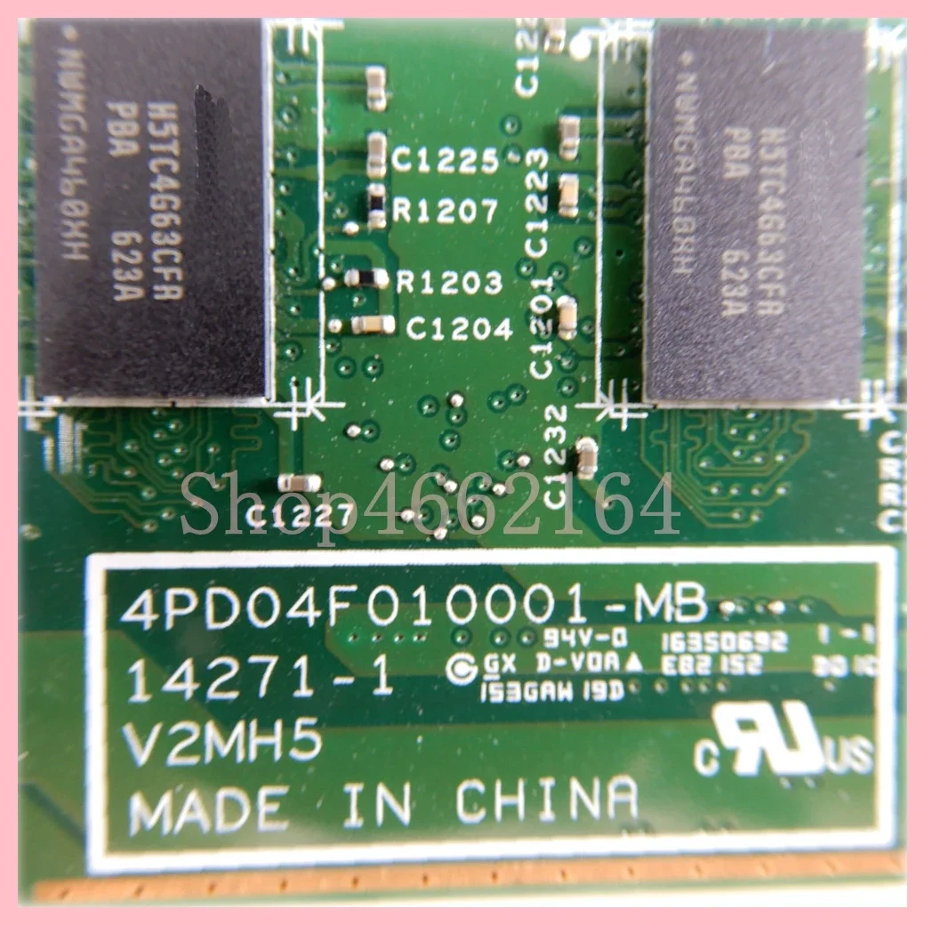 Placa base para portátil 14271-1 con CPU Celeron 3205U, 4GB de RAM, para portátil Dell ChromeBook 13 7310, CN-0DW62M, 100% probada, OK