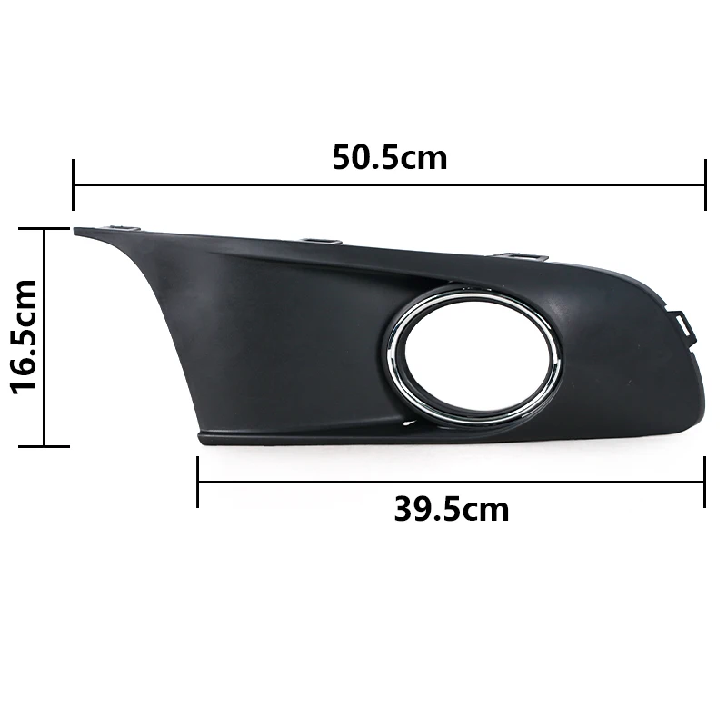 For VW Caddy 2011 2012 2013 2014 Front Bumper Fog Light Lamp Grille Trim Cover Frame Foglamp Lid Bezel