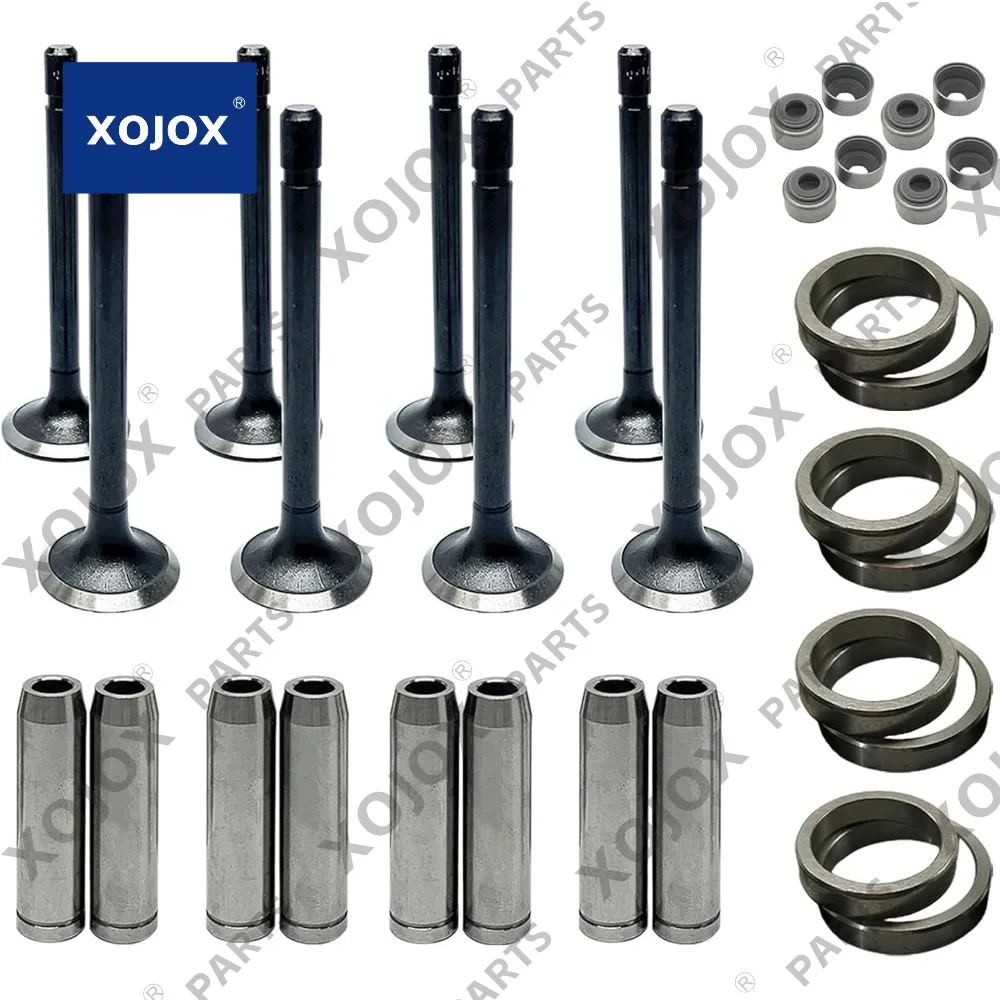 

Комплект клапанов XOJOX 4BG1 + комплект сальников штока клапана для двигателя Isuzu 4BG1 4BG1T 4BG1TAB для экскаватора Hitachi EX120-5