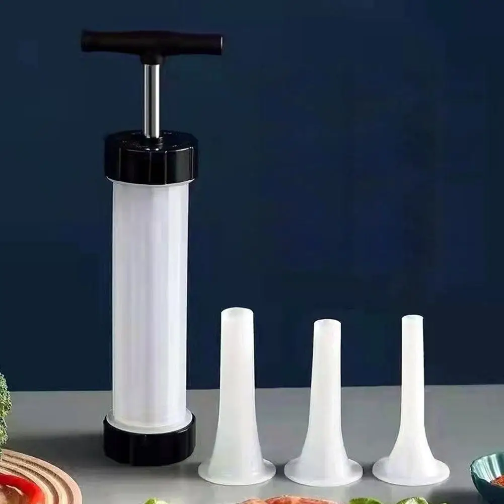 Manual Sausage Stuffing Machine Homemade Sausage Stuffer Sausage Syringe Sausage Stuffer Gadgets Manual Meat Injector Tools
