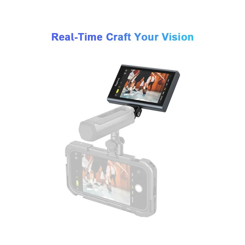 2026 For 4850 Wireless Video Monitor for Phone/iPhone/Blackmagic Camera App with Wireless Remote Control