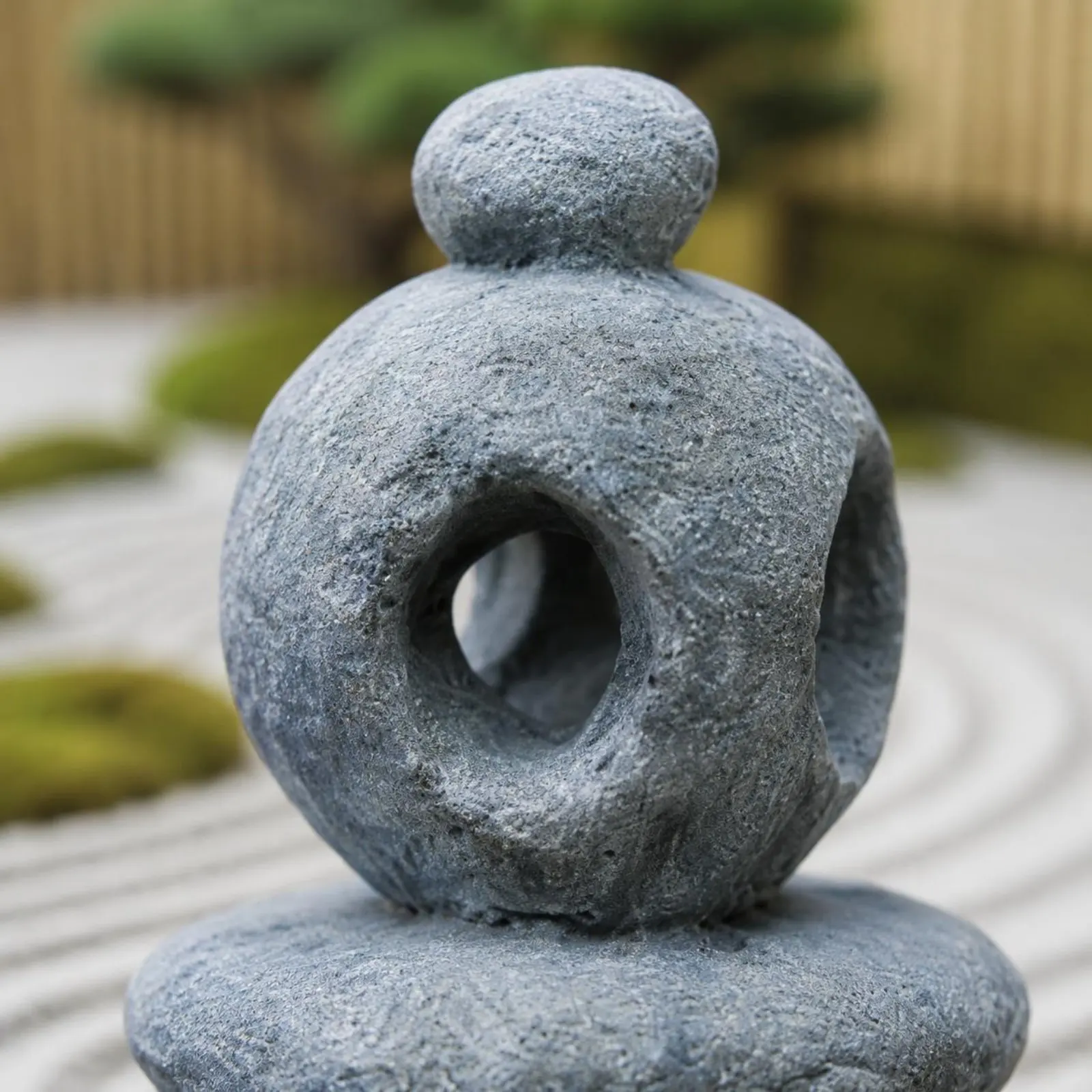 2 Pieces Stacked Stone Sculpture Home Decoration Zen Stone Statue Realistic Rock Sculpture Sturdy Stacking Rock Ornament