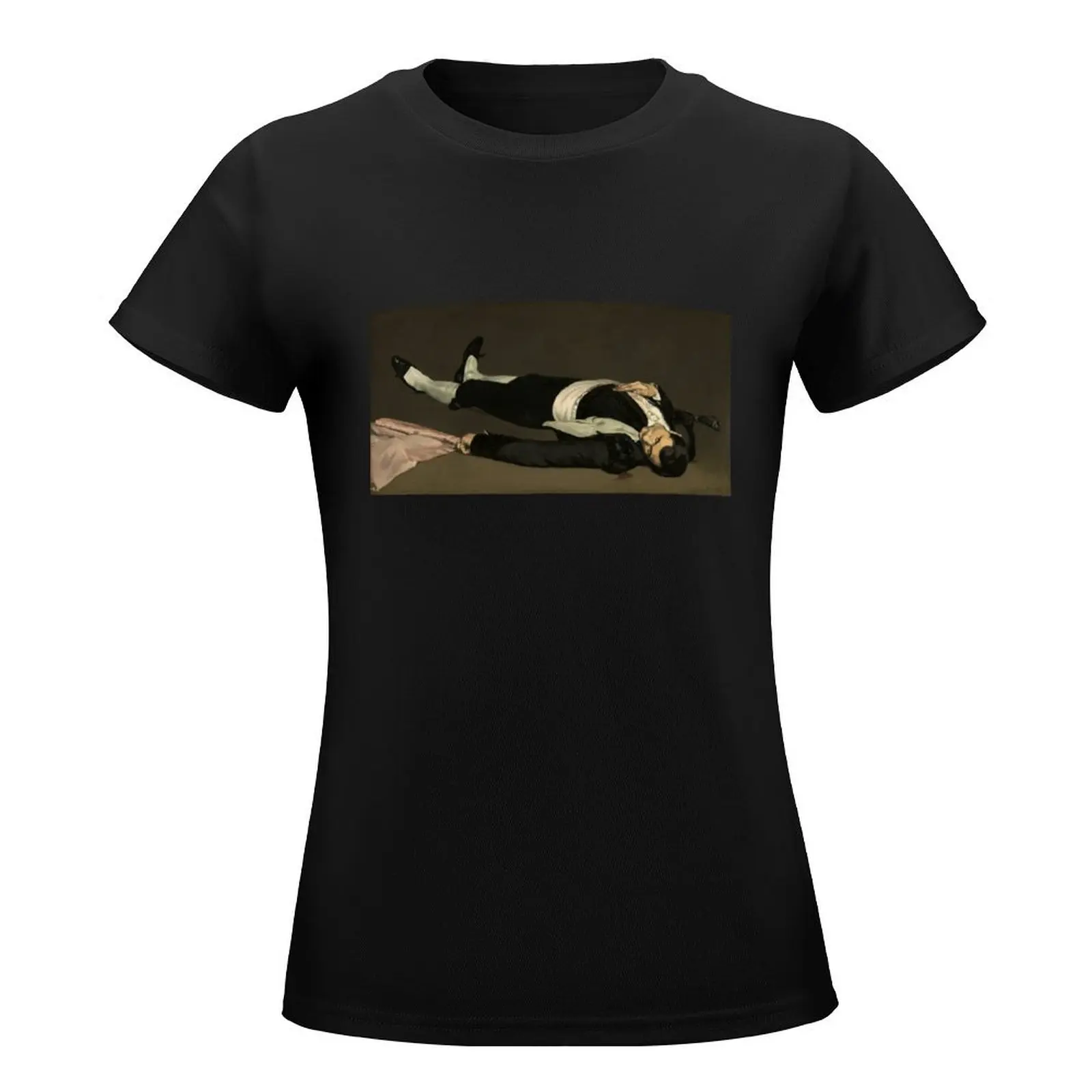 The Dead Toreador, Edouard Manet T-Shirt summer tops graphics tops workout t shirts for Women