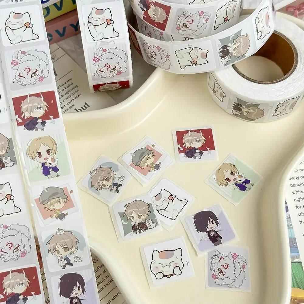 Natsume Takashi Tape Sticker Nyanko Sensei Sealing Sticker Natsume Yuujinchou Anime Goods Cute IPAD Phone Case Decor Stationery