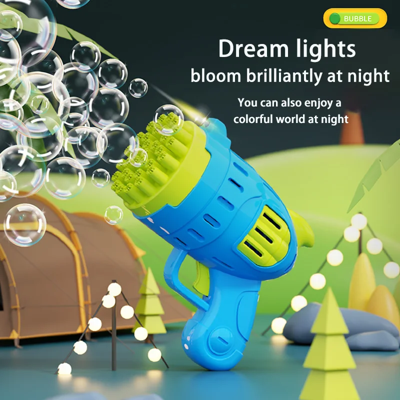 Pistolet à bulles pour activités de plein air d'été, jouet, cadeau de vacances