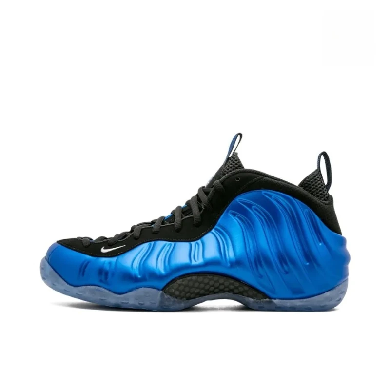 

Nike Air Foamposite One Men and Women Basketball Shoes, Protective Ankle, Sporty, Professional Sneakers, Blue and Black