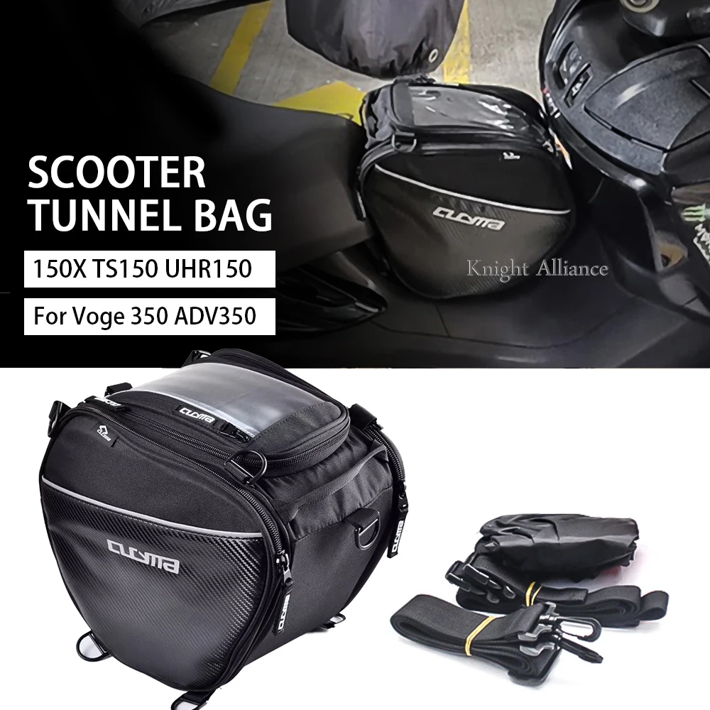 

For Honda ADV350 Adventure 2022 For Voge 350 For SYM 150X TS150 UHR150 Scooter Tunnel Bag Waterproof Fuel Tank Bag Gas Tank Bags