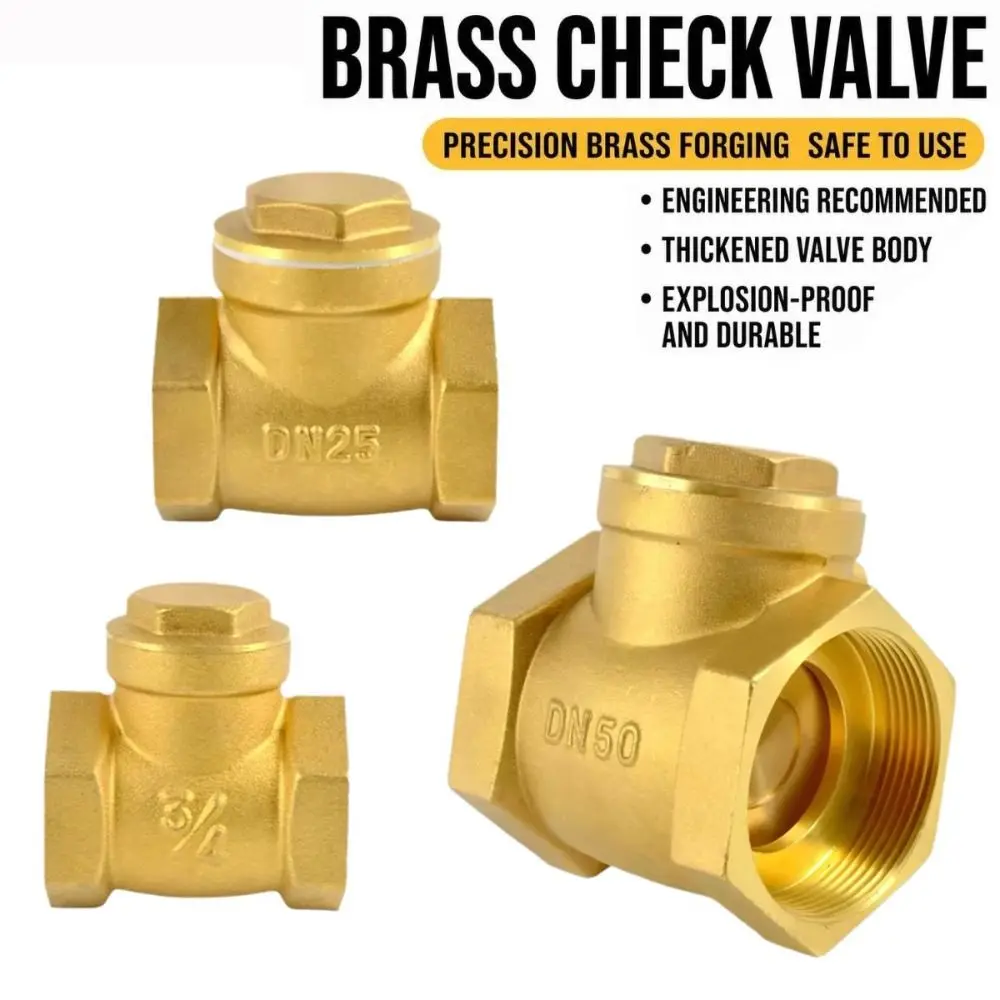 Durable Brass Swing Check Valve 1/2