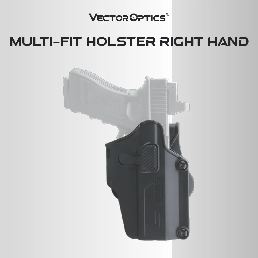 

Vector Optics Tactical Pistol Holster Grip Lock System Right Hand Universal Holster for Hunting Airsoft Equipment Quick Holster