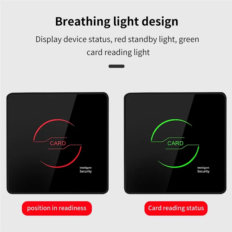 A13E-T886R RFID Card 125Khz Proximity Card Access Control Slave Reader Wiegand 26 Output Waterproof For Access Controller