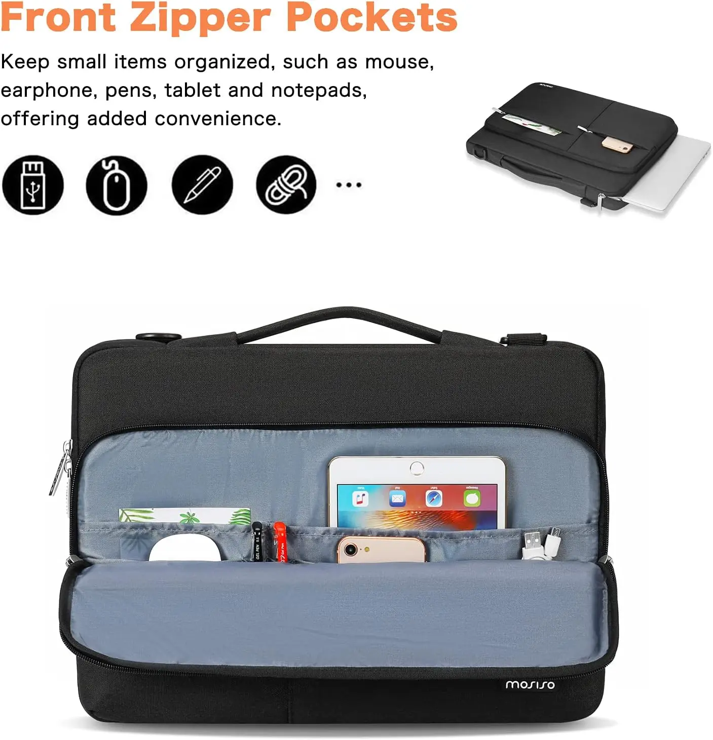 Laptop Shoulder Bag for 2025 MacBook Air Pro M5 M4 M3 M2 M1 15 15.6 16 inch HP Dell Lenovo Asus Notebook Messenger Sleeve Case