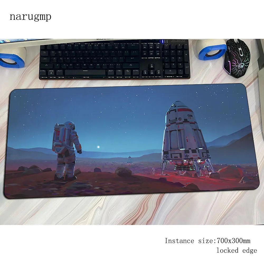الخيال العلمي رائد الفضاء ماوس الوسادة 700x300x4 مللي متر لوحة ماوس للألعاب أفضل مكتب دفتر حصيرة مكتبية هدايا عيد الميلاد بادماوس ألعاب ألعاب الكمبيوتر الحصير #4