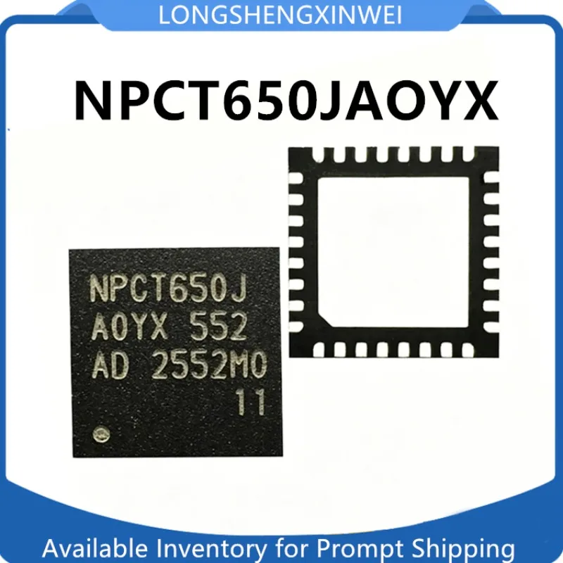 1PCS New Original NPCT650JAOYX NPCT650J QFN32 Notebook IC in Stock