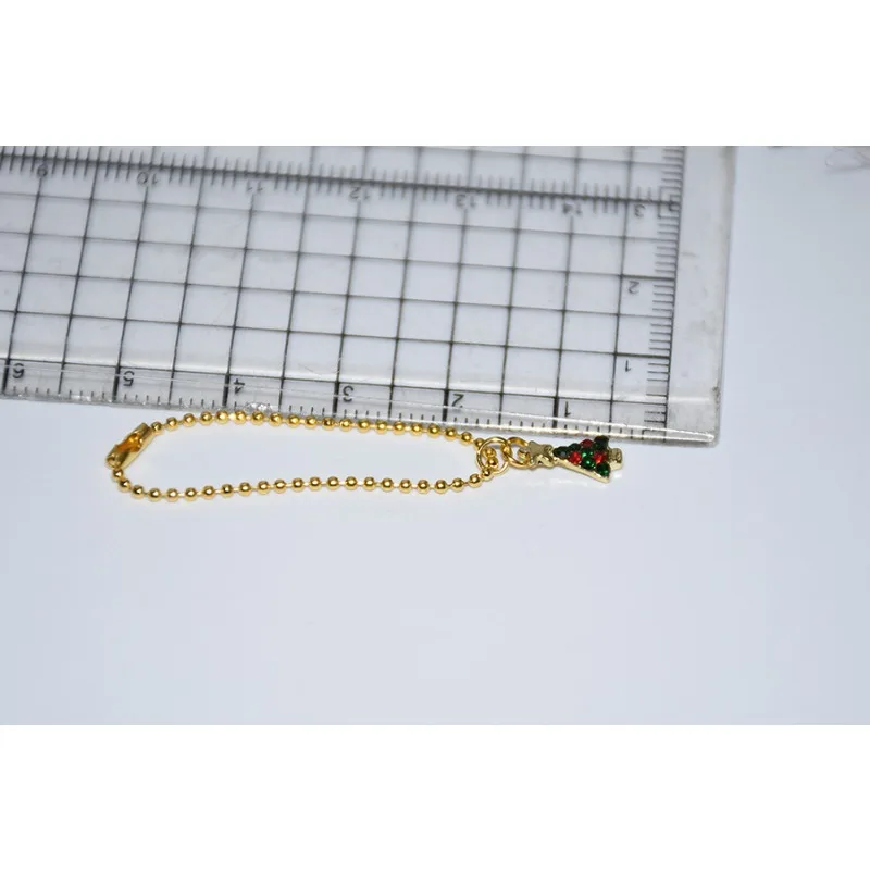 تخصيص 1/6 مقياس أنثى عمل أرقام عيد الميلاد قلادة محدودة نموذج 6.5 سنتيمتر سلسلة لجندي دمية الجسم الديكور