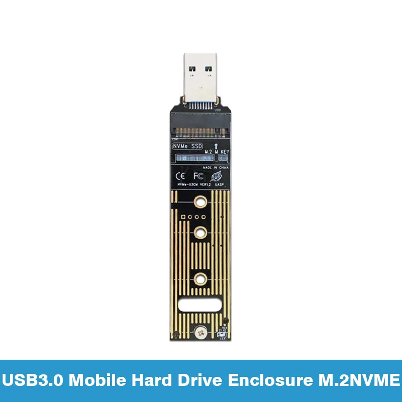 USB3.0 Card Reader สําหรับ M.2 NVME SSD Solid State Hard Disk อ่านบอร์ดเปลือย M2 NGFF NVMe ไปยังอะแดปเตอร์ USB