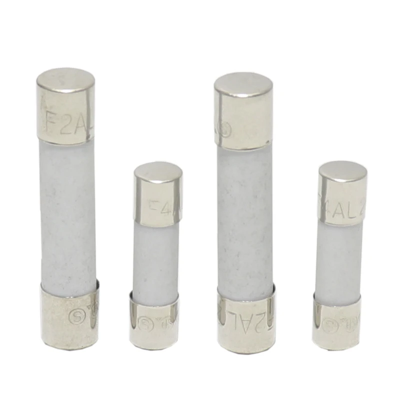 【20PCS】5X20MM 6X30MM Fast Blow Ceramic Fuse 50V 0.1A 0.25A 0.5A 1A 1.5A 2A 2.5A 3A 3.15A 4A-30A Slow Break The Fuse Tube