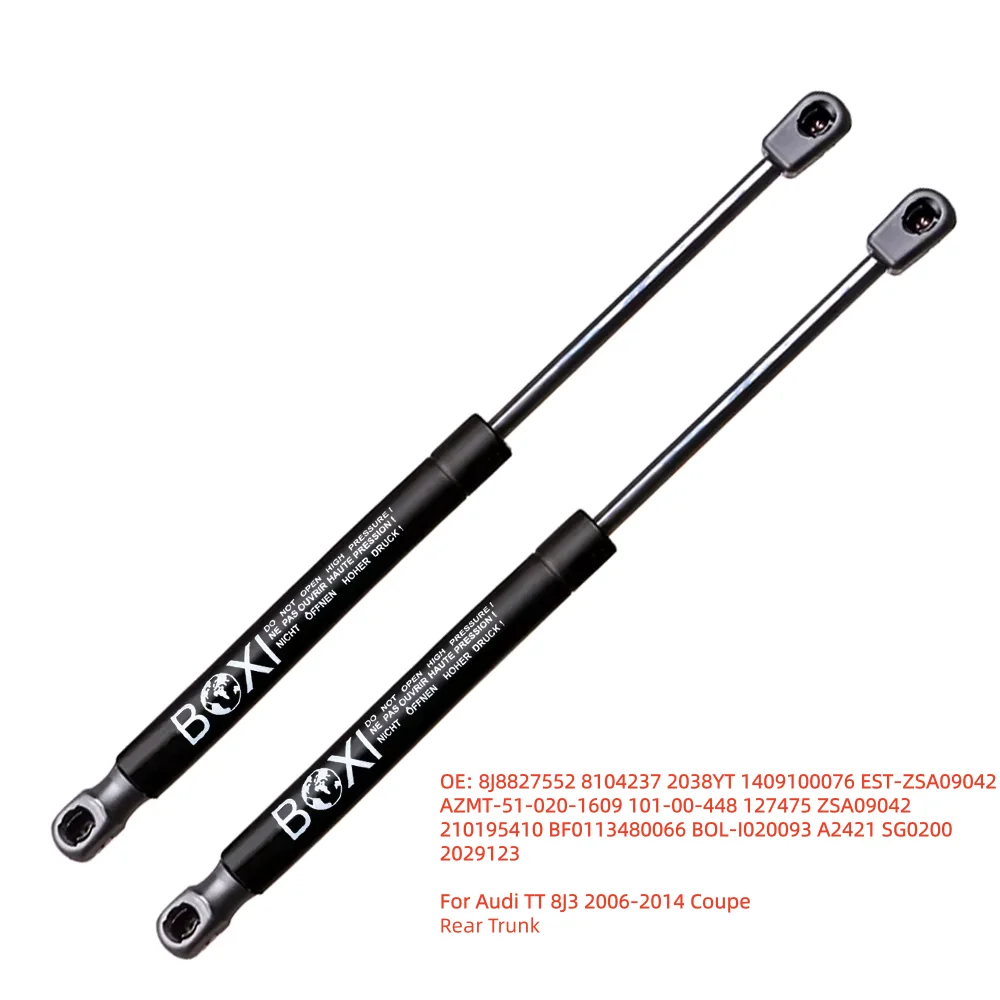 

BOXI 2Pcs Rear Trunk Gas Spring Shock Lift Strut Support Bar Rod For Audi TT 8J3 2006 - 2014 Coupe 8J8827552 8104237 Lift Struts