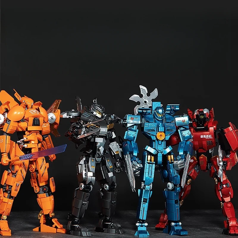 

Строительные блоки, робот-небезпечья, Мех Конг, собранная модель игрушки, подарок на день защиты детей