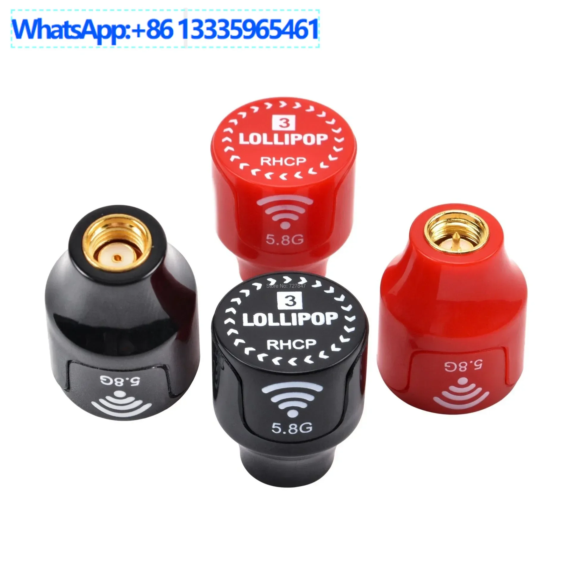 

10PCS 5.8G 3dbi lollipop 3rd generation, elf mini, short mushroom head image transmission antenna, stable signal output