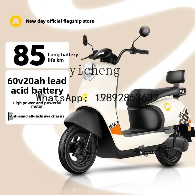 AB  Electric Vehicle 60V Women's Adult Commuter Battery Car Turtle King Electric Moped
