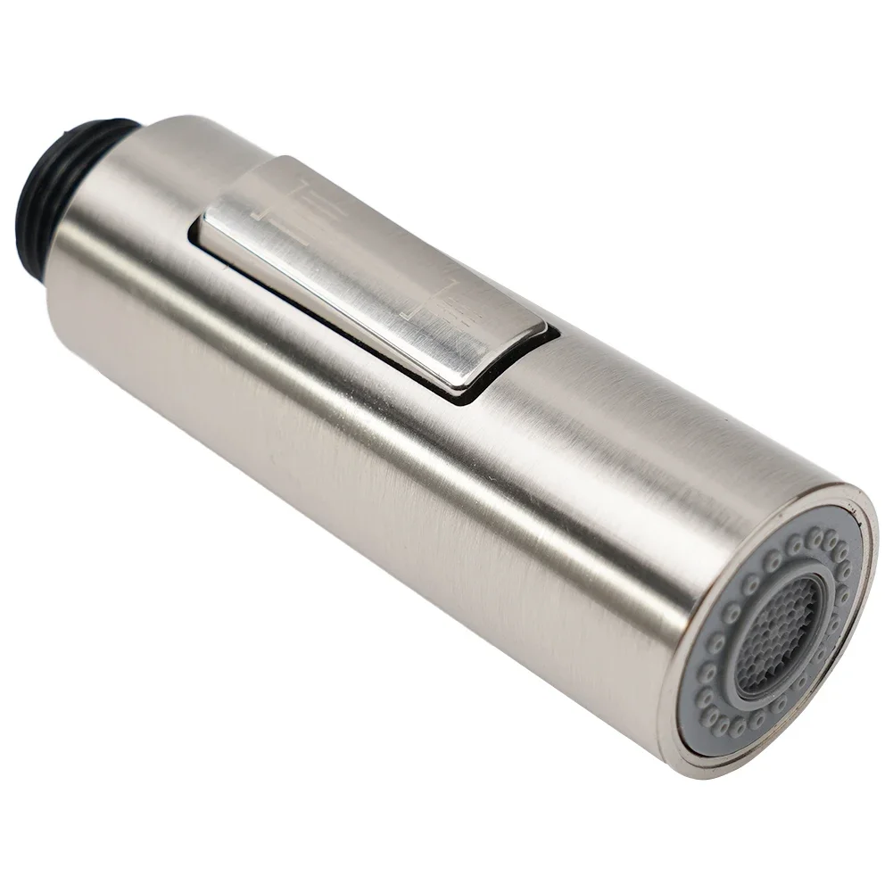 Kitchen Pull Out Shower Head Replacement for Standard G1/2 Male Hose Dual Spray Mode Centralized and Injection Pattern