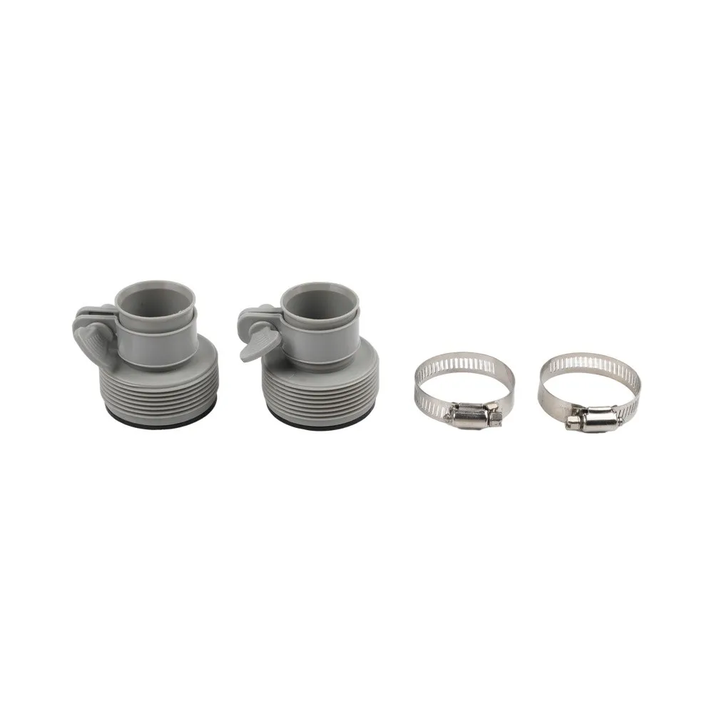 Swimming Pool Connector White Pool Hose Adapter White Color Finish For Summer Pool Setup For Intex Swimming Pools