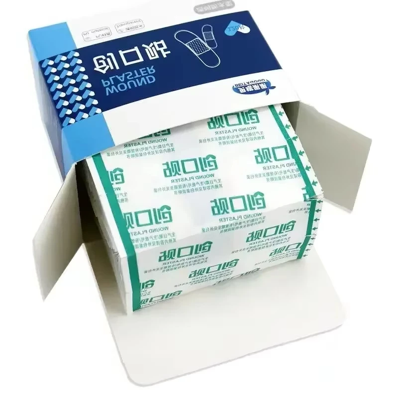 120 Pieces Of Waterproof Band Aid Transparent Invisible Hemostatic Breathable Anti-wear Bandaid First Aid Kit