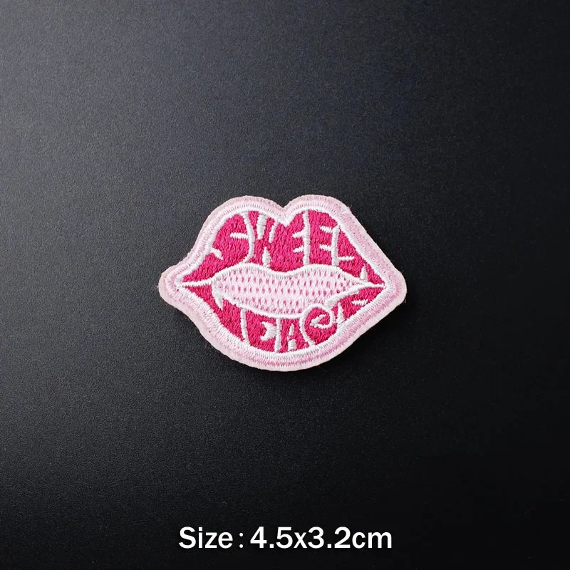 Parche para planchar con paletas de pastel, caballo, pájaro, para ropa, apliques de costura bordados, insignia tejida, parches para coser, chica rosa