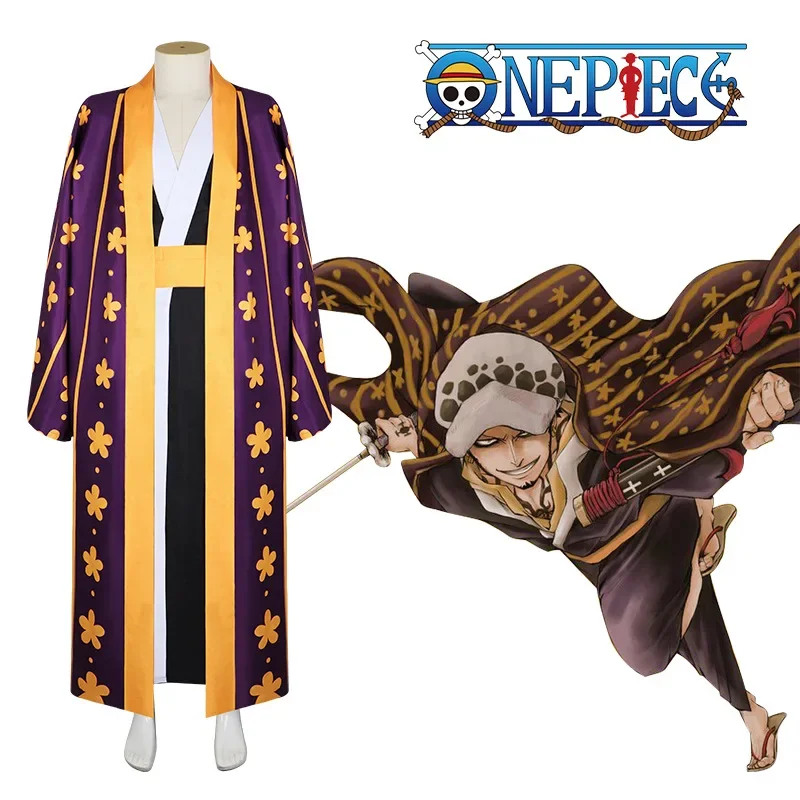 ONE PIECE Trafalgar Rowanokuni cosplay costume anime two-dimensional one-man yukata kimono Japanese cosplay costume