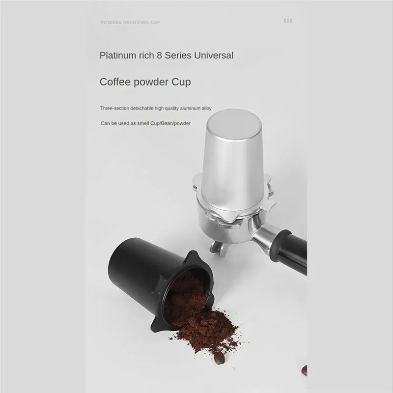 A36R لـ 8 سلسلة منتقي مسحوق القهوة كوب استقبال بكلتا الأذنين بدون استخدام اليد 54 مللي متر أجزاء ماكينة الاسبريسو 2 #1