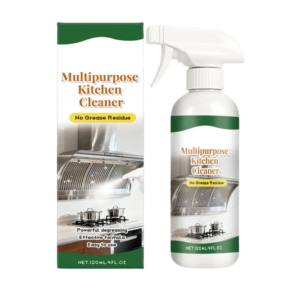 Heavy Oil Cleaner Kitchen Oil Stain Powerful Degreaser Oil Stains Remover Cleaning Grills Oven Home Cooktop Cleaning Spray