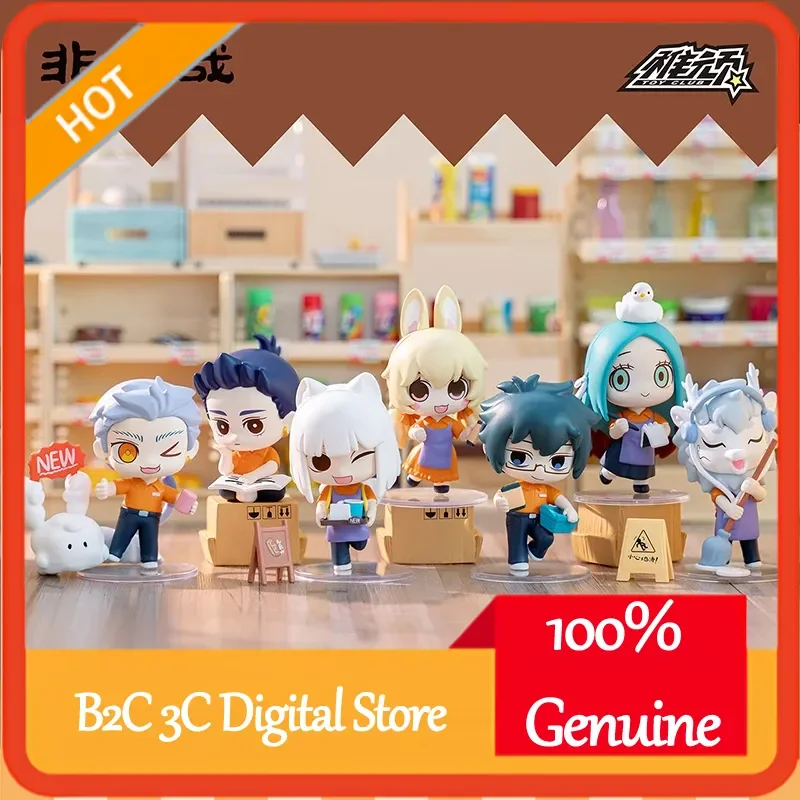 

Мини-фигурка Deviant Zhiwan, слепая коробка, аниме, коллекционный модный декор для рабочего стола, серия торгового магазина, подарок на день рождения