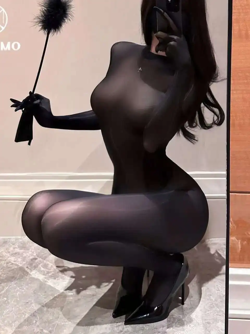 Monos sexis de manga larga con cuello redondo para mujer, monos sexys de manga larga de Color sólido, monos versátiles informales ultrafinos de alta elasticidad WVXX 2025