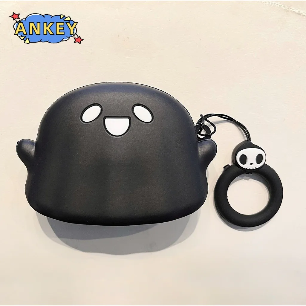 Per Redmi Buds SE Custodia in silicone Fantasma luminoso Impermeabile antiurto Custodia protettiva morbida per cuffie Pelle per cuffie con gancio