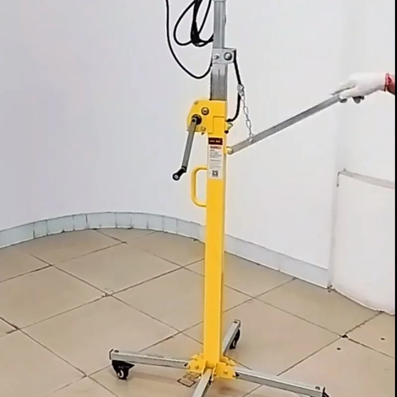 

3-in-1 Rotating Lifting Table Gypsum Board Lift 4.5M 5M Lifting Height Portable Small Ceiling Tool Plate