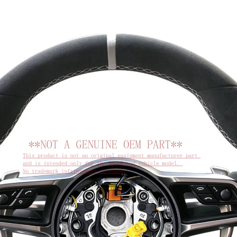For Porsche Black Modified Steering Wheel Panamera 971 2016 2024 L ZC BSJ P 02 Horn Cover Decorative Cover
