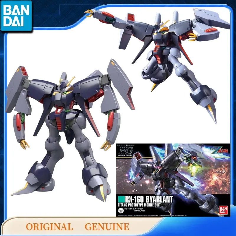 

Bandai Original Genuine GUNDAM HG 1/144 RX-160 BYARLANT Anime Action Figures Toys Kids Gift Assembly Model Ornaments