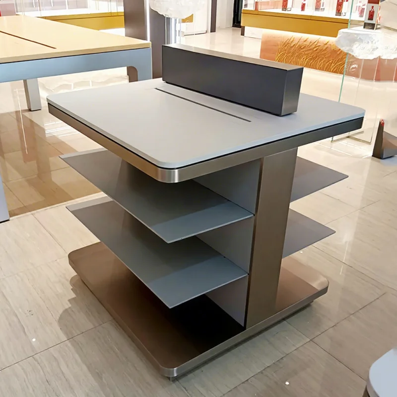 

Customize.Modern Customized Mobile Phone Display Showcase Floor Stand Cell Phone Shops-V-DONE Factory Price