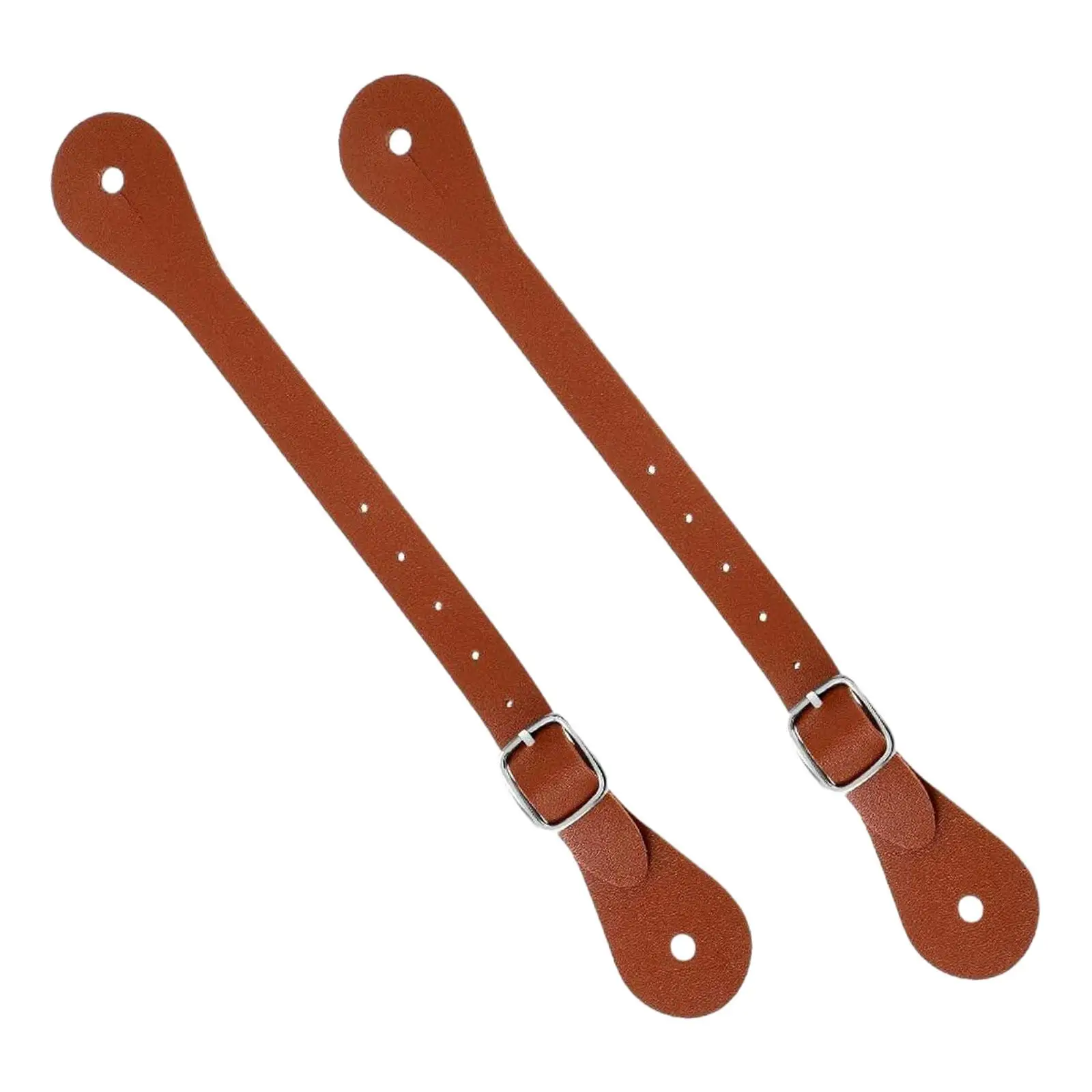 Spalline cilindriche cintura 1 paio con fibbia durevole Western uomo donna Cowboy Cowgirl cinghie regolabili per stivali per equestre