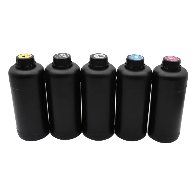 1000ML LED Curable UV Ink For Ricoh Gen3 Gen4 Gen4L Gen5 Gen5i Gen5S Gen6 G3 G4 G5 G5i G6 Printhead Rigid & Flexible Type UV Ink