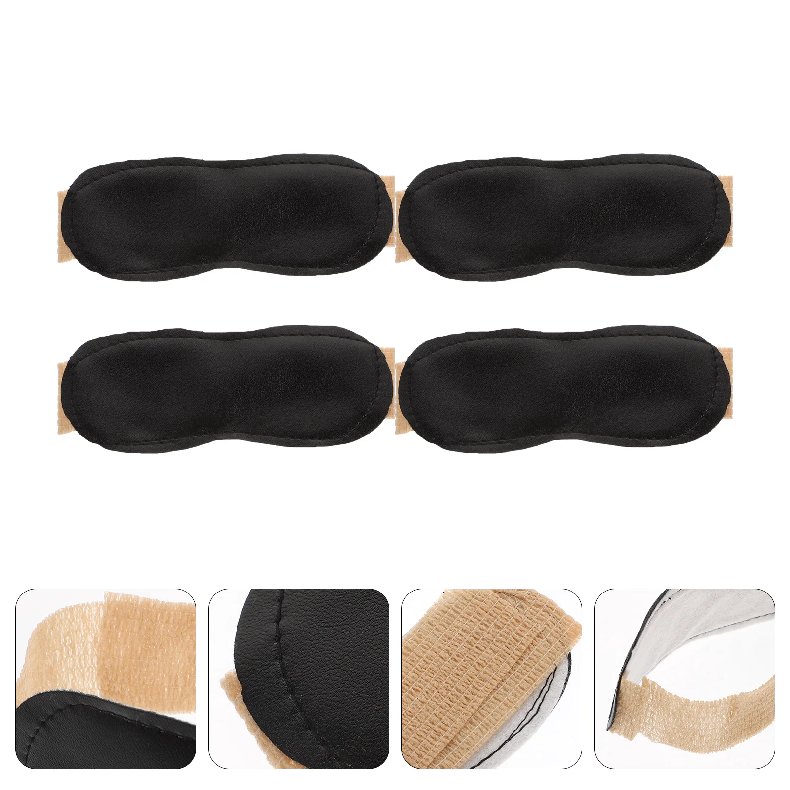 

4Pcs Light Eye Mask Kids Non woven Shading Sleep Disposable Lightweight Breathing Adjust