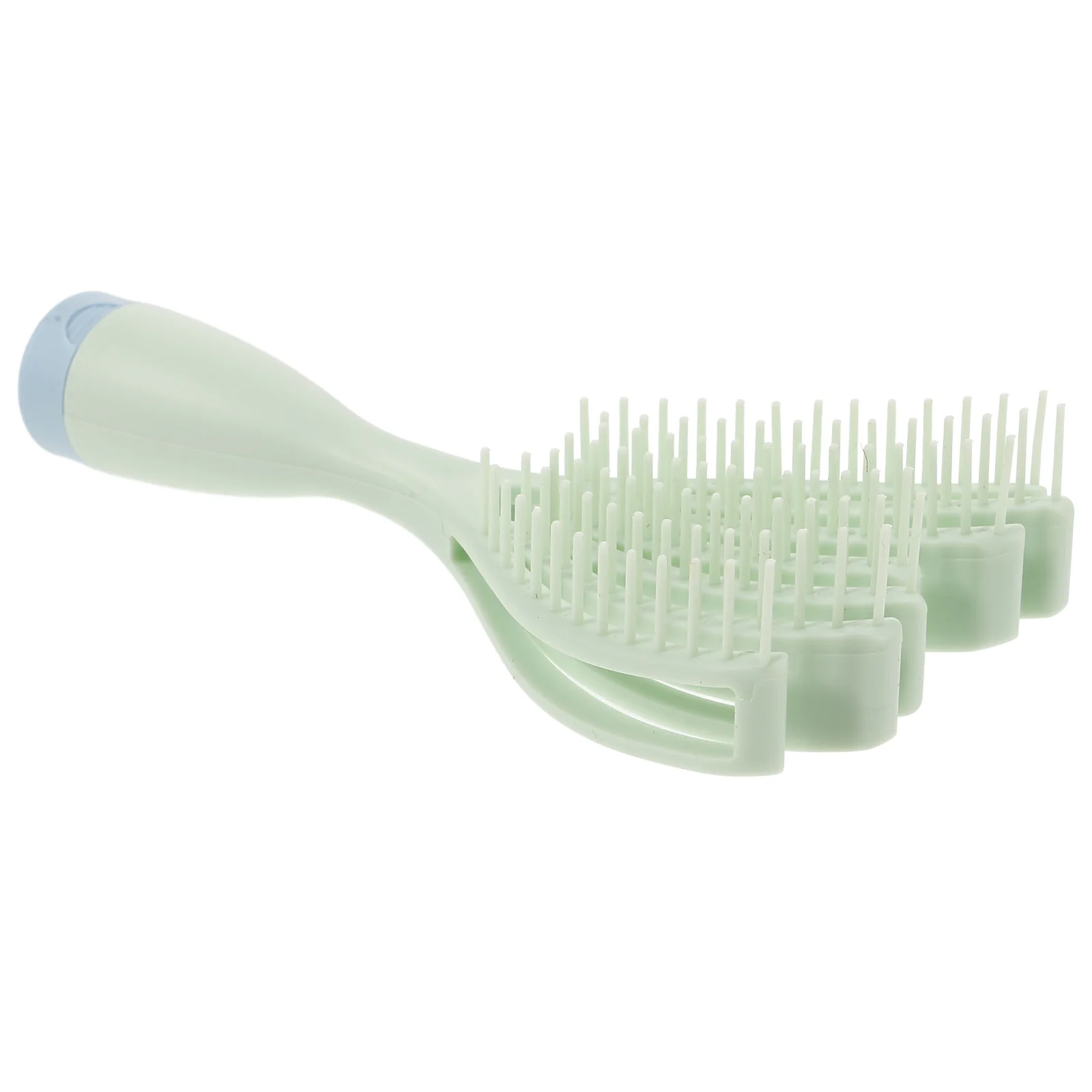 

Dry Wet Hair Brush Detangling Paddle Brush For Women Portable Small Travel Hairbrush Self-Cleaning Tool For Curly Thin