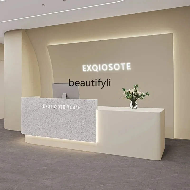 LHX26 ss 26 Smart Clothing Store Cashier Manicure Skin Management Beauty Salon Bar Company Reception Desk