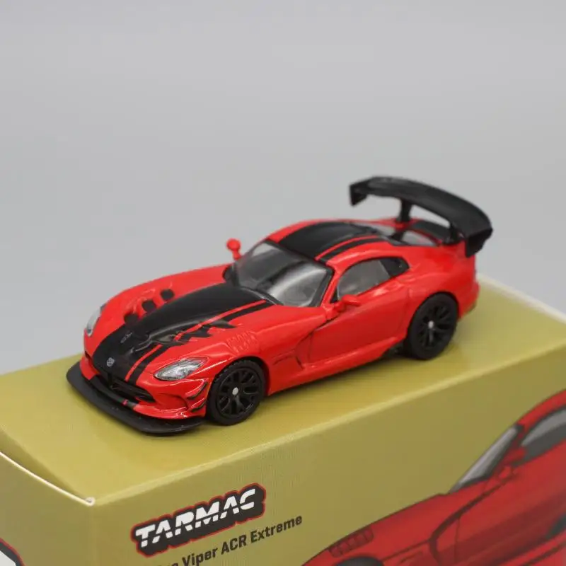 Asfalt działa w 1/64 Dodge Viper GT2 ACR kolekcja aluminiowy Model samochodu