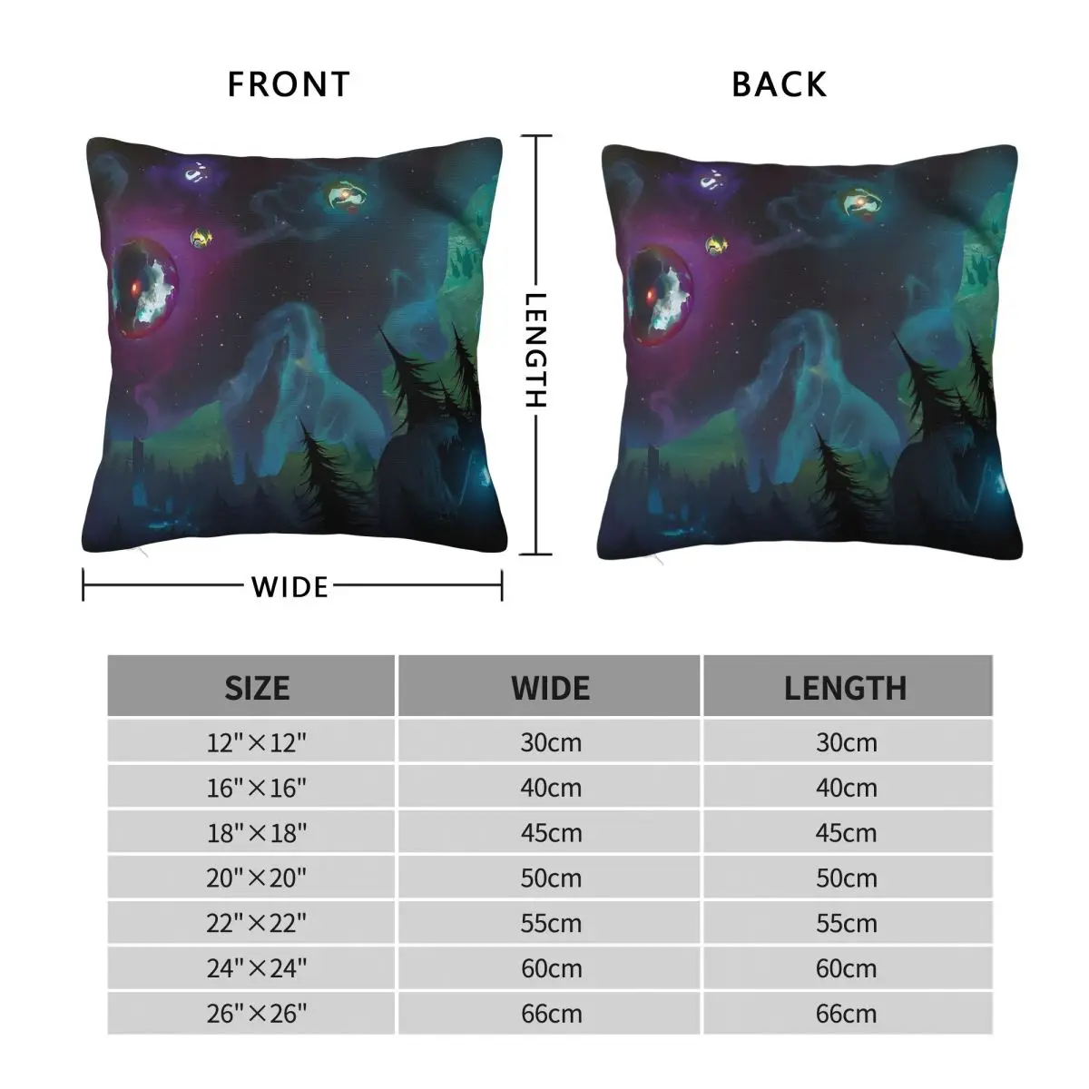 Outer Wilds Science Fiction Square Pillowcase Polyester Linen Velvet Printed Zip Decorative Throw Pillow Case Bed Cushion Cover