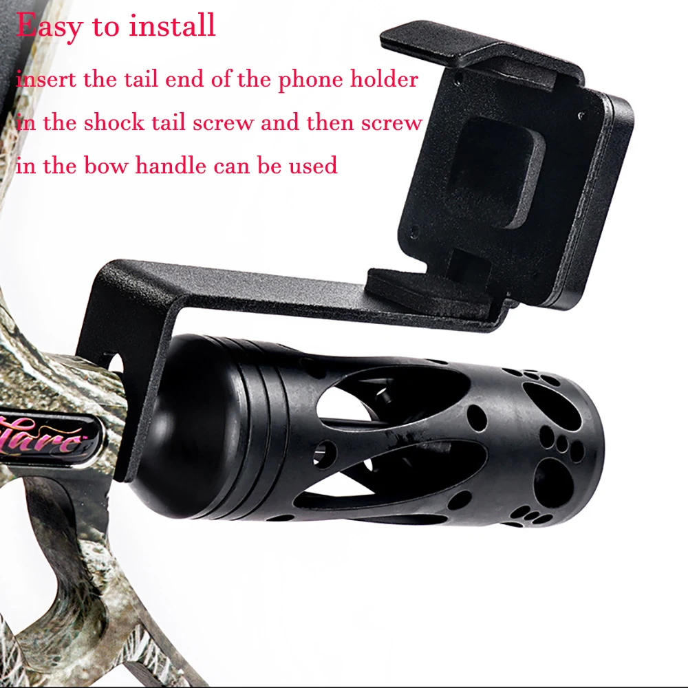 Archery Bow Shooting Mobile Phone Holder Stander, Special Bracket for Bow, Bow Mounting for Outdoor Shooting Hunting Accessories